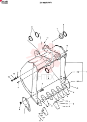 BUCKET ASSY. 0. 9M3