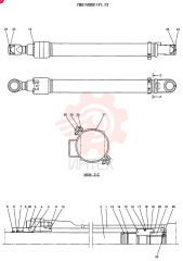 HYDRAULIC CYLINDER YB01V00011F1 (3)