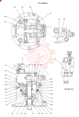 HYDRAULIC MOTOR YB15V00005F1 (3)