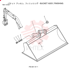 BUCKET ASSY, FINISHING YN61B00018F1