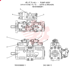 HYDRAULIC PUMP YB10V00002F1