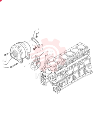 ALTERNATOR,24V, 70A, W/ Pulley