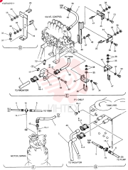 HYD LINES, RETURN (N&B Breaker), QTY-F3: F3 YN32H00005F3 (2)