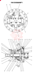 HYDRAULIC MOTOR YN15V00009F1