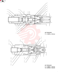 Схема (SK215SRLC) - SHORT RADIUS EXCAVATOR ASN LA06-02501 (1/11-12/11) YB64H00074F1 (5)