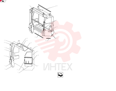 Схема (SK215SRLC) - SHORT RADIUS EXCAVATOR ASN LA06-02501 (1/11-12/11) YB21C00031F1 (7)