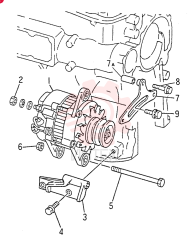 ALTERNATOR ASSY,MEC 24V-30A,CF GN050-131D