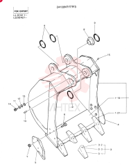 BUCKET ASSY, 0. 9M3