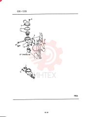 Схема (SK220LC) - MARK III EXCAVATOR BTW LLU0301 - LLU0600 (1/91-12/91) VAME070615