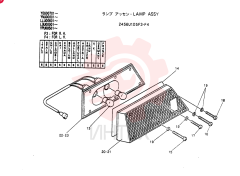 LIGHT,RH, 24V, 25W 2456U105F3