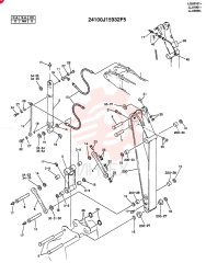 ARM ASSY., 2.5M(EXTRA & BREAKER)(OPTION - N.A., EC.) 24100J15932F5 (1)