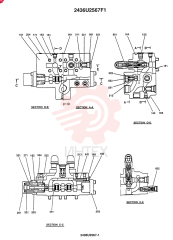 CONTROL VALVE 2436U2567F1