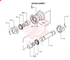 ROLLER 24100J12446F1