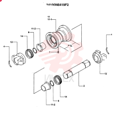 TRACK ROLLER 24100N6419F2