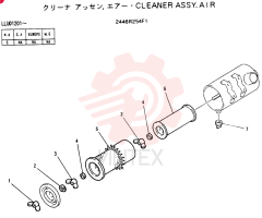 AIR CLEANER 2446R254F1