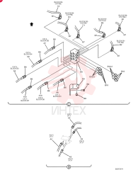 FLEXIBLE HOSE,9.60mm ID x 1350mm L 2420R537D135 (2)