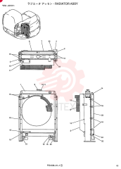 RADIATOR ASSY, APPLICABLE NO.: YF01-00101