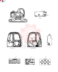 Схема (SK235SRLC-2) - SHORT RADIUS EXCAVATOR ASN YU06-03001- (1/01-12/06) YF22T00055F2