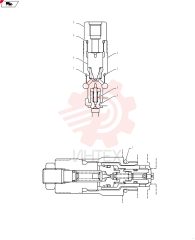 Схема (SK235SRLC-2) - SHORT RADIUS EXCAVATOR ASN YU06-03001- (1/01-12/06) YF64H00035F1 (2)