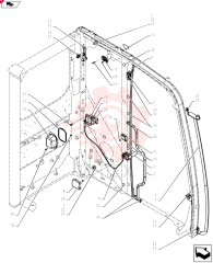 Схема (SK235SRLC-2) - SHORT RADIUS EXCAVATOR ASN YU06-03001- (1/01-12/06) YF02C00015F1 (1)