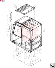 Схема (SK235SRLC-2) - SHORT RADIUS EXCAVATOR ASN YU06-03001- (1/01-12/06) YF02C00015F1 (6)