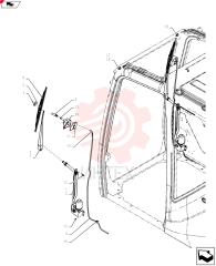 Схема (SK235SRLC-2) - SHORT RADIUS EXCAVATOR ASN YU06-03001- (1/01-12/06) YF02C00015F1 (9)