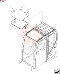 Схема (SK235SRLC-2) - SHORT RADIUS EXCAVATOR ASN YU06-03001- (1/01-12/06) YF02C00015F1 (11)