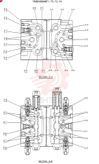 VALVE ASSY, CONTROL, QTY-F1: F1, QTY-F2: F2 YN30V00046F1,F2 (2)