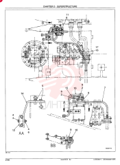 HYDRAULIC LINES, UPPER - Rotary Circuit YN03H00101F1