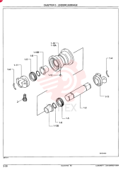 ROLLER ASSY, TRACK - H&W, H.D. LQ64D00012F1