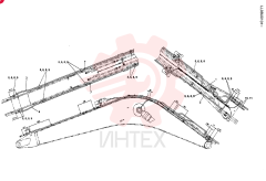 HYD LINES, BOOM 6.02 M (ROTARY CURCUT)