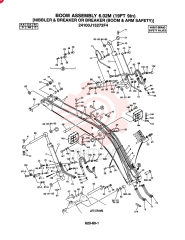 BOOM AND ARM SAFETY BOOM ASSY., 6.02M (W/NIBBLER AND BREAKER OR BREAKER) (OPTION - N.A., EC) 24100J15272F4 (3)