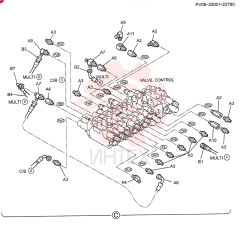 CONTROL LINES,MAIN (SWING REMOTE CONTROL + HAND CONTROL) PW06H00005F3 (2)