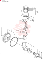 CRANKSHAFT & PISTON(A) 3TNE74-NYB