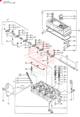 CYLINDER HEAD & BONNET(A) 3TNE74-NYB
