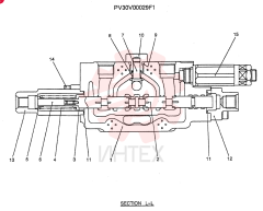 HYD VALVE SECTION PV30V00029F1