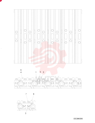 Shoe Assembly (HD), 800mm, Incls. Refs.