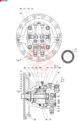 HYDRAULIC MOTOR LB15V00009F1 (1)