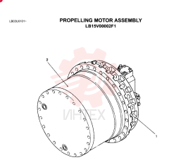 HYDRAULIC MOTOR LB15V00002F1 (1)