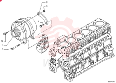 ALTERNATOR,24V, 70A, W/ Pulley 4892318 (1)