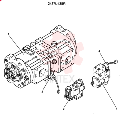 HYDRAULIC PUMP 2437U438F1