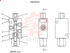 HYDRAULIC VALVE 2436U2675F1