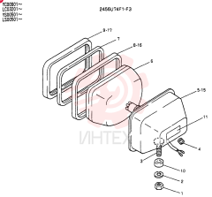 LIGHT ASSY. 2456U74F1