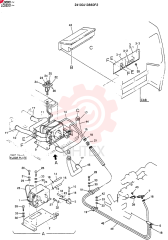 Схема (SK300-2) - MARK III EXCAVATOR ASN LC03201 (1/93-12/03) 24100J13860F2