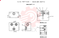 VALVE ASSY, SHUTTLE, CONSISTS OF THE FOLLOWING PARTS 2436U2887F1