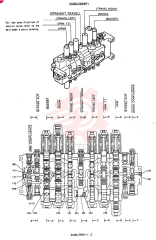 Схема (SK300LC-2) - MARK III EXCAVATOR ASN YC00901 (1/93-12/93) 2436U2669F1 (1)