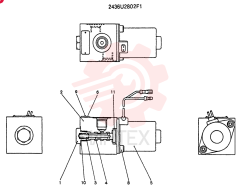 VALVE ASSY, SOLENOID OF THE FOLLOWING PARTS 2436U2802F1