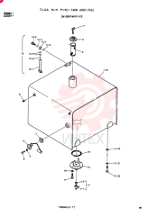 TANK ASSY, FUEL, APPLICABLE: YC00901-00981 LC03201-03458