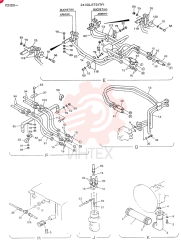HYDR LINES, UPP 24100J17317F1 (3)