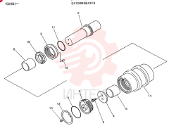 TRACK ROLLER 24100N3841F3